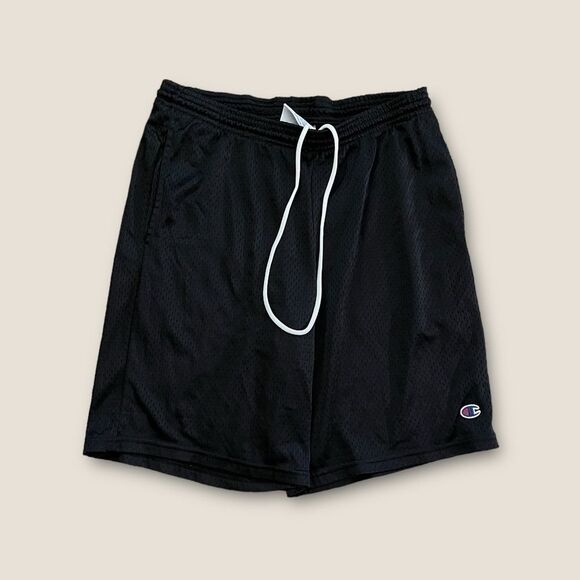 Champion Mesh Athletic Shorts Black M - Picture 1 of 4